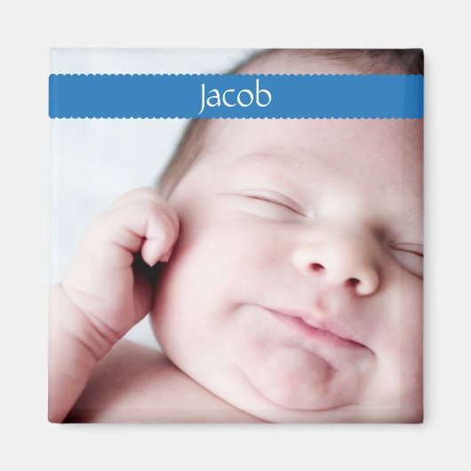 Magnet de ruban (bleu foncé) (Devant)