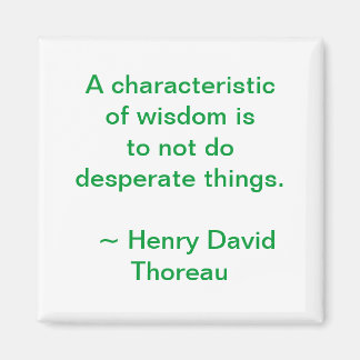 Magnet de sagesse Thoreau