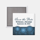 Magnet de sauvegarde de date à engrenages Steampun (Recto/Verso)