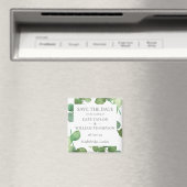 Magnet de sauvegarde de date de Eucalyptus Greener (In Situ (Lave-vaisselle))
