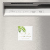 Magnet de sauvegarde de date de palmier tropical (In Situ (Lave-vaisselle))