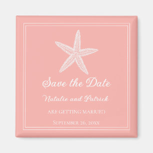Magnet de sauvegarde de date étoile de mer corail
