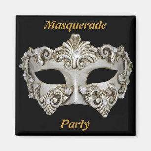 Magnet de sauvegarde de la date de la soirée masqu