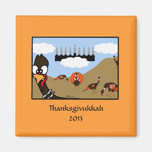 Magnet de scène Thanksgivukkah (Devant)