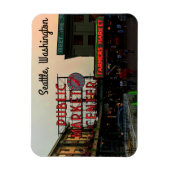 Magnet de Seattle Public Market Center #1 (Vertical)