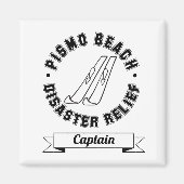 Magnet de secours de la plage de Pismo (Devant)