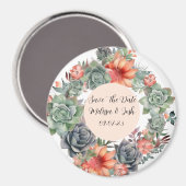 Magnet de serrure rustique en terre cuite et argen (Recto/Verso)