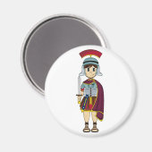 Magnet de soldat romain mignon (Recto/Verso)