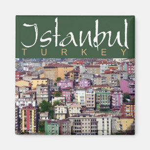 Magnet de souvenir de photo de voyage d'Istanbul