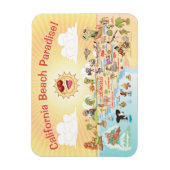 Magnet de souvenirs de Californie du Sud (Vertical)