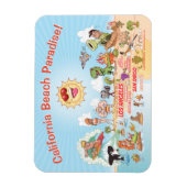 Magnet de souvenirs de Californie du Sud (Vertical)