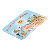 Magnet de souvenirs de Californie du Sud (Côté Gauche)