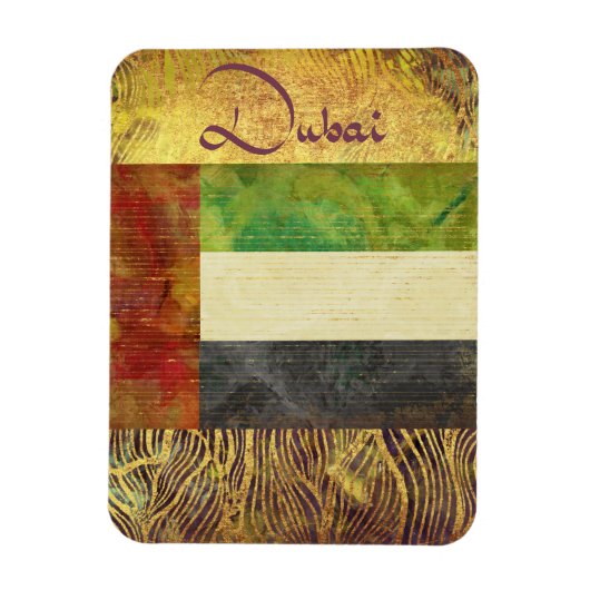 Magnet de souvenirs de Dubaï (Vertical)
