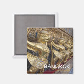 Magnet de souvenirs de voyage Bangkok Thaïlande (Recto/Verso)