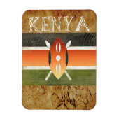 Magnet de souvenirs du Kenya (Vertical)