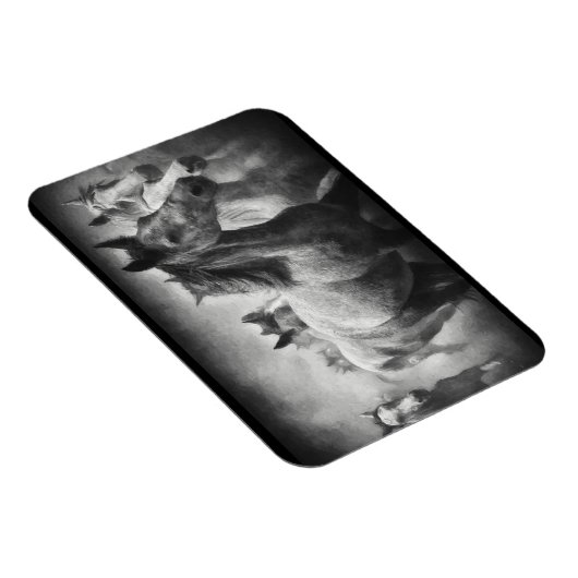 Magnet de stampede de cheval (Côté Droit)