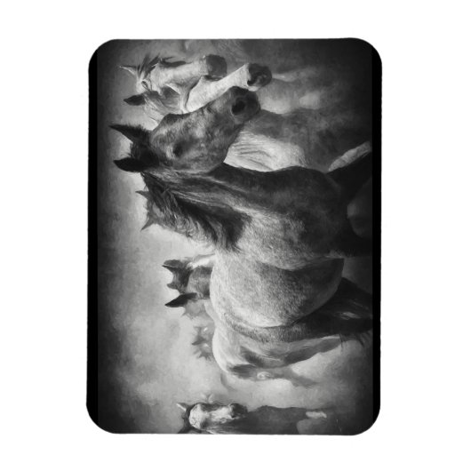 Magnet de stampede de cheval (Vertical)