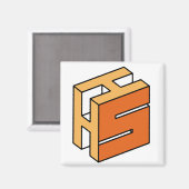 Magnet de statistiques de chaleur élevée (Recto/Verso)