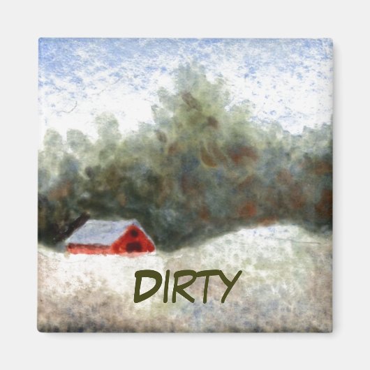 Magnet de statut de lave-vaisselle (Devant)