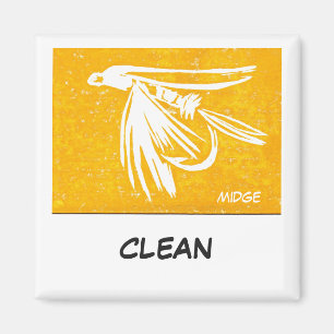 Magnet de statut de lave-vaisselle "jaune moyen"