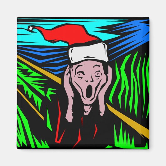 Magnet de stress de vacances (Devant)