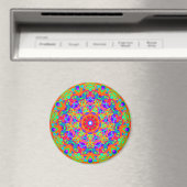 Magnet de style mandala Peacock (In Situ (Lave-vaisselle))