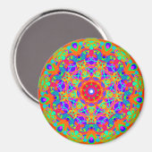 Magnet de style mandala Peacock (Recto/Verso)