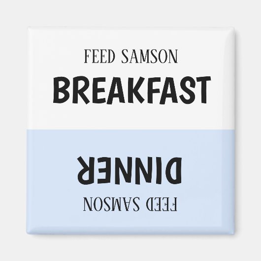 Magnet de suivi d'alimentation pour animaux domest (Devant)