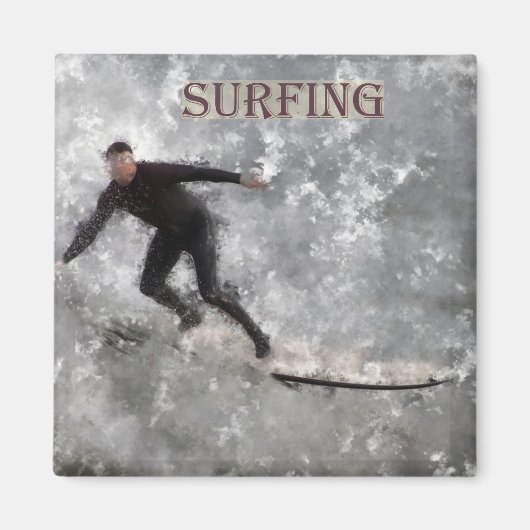 Magnet de surfer (Devant)