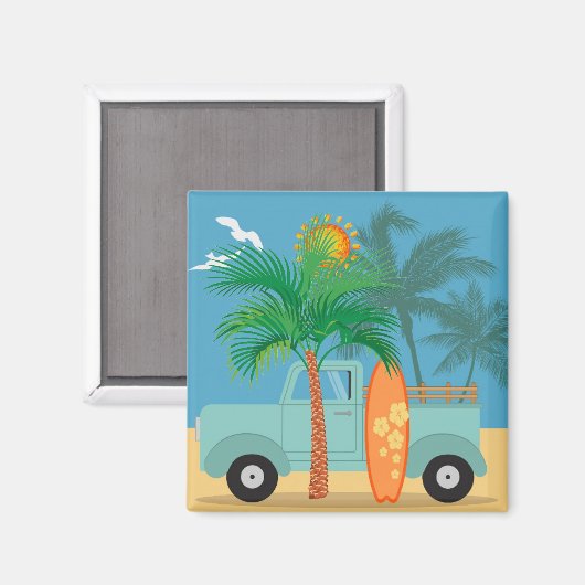 Magnet de surfer (Recto/Verso)