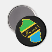 Magnet de Tanzanie (Recto/Verso)