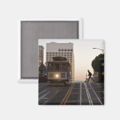 Magnet de téléphérique de San Francisco (Recto/Verso)