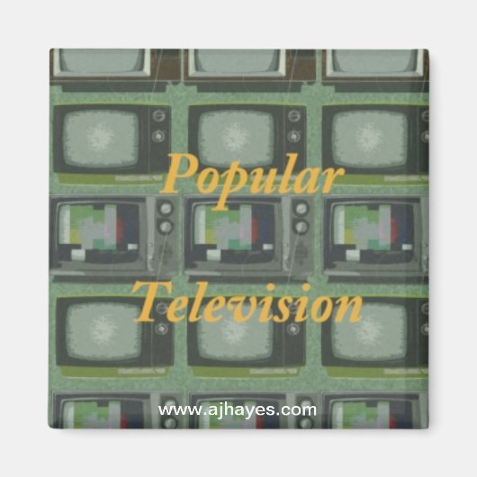 Magnet de télévision populaire (Devant)