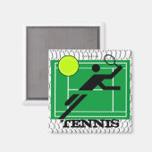 Magnet de tennis (Recto/Verso)