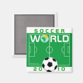 Magnet de terrain de la Coupe du monde 2010 (Recto/Verso)