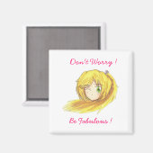 Magnet de tête de Chibi (Recto/Verso)