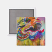 Magnet de tête de dragon (Recto/Verso)