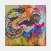 Magnet de tête de dragon (Devant)