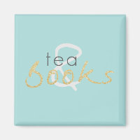 Magnet de thé et de livres