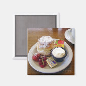 Magnet de thé et de scones (Recto/Verso)
