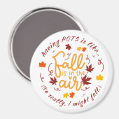 Magnet de thème d'automne des pots (Recto/Verso)