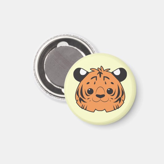 Magnet de tigre de Sumatran (Recto/Verso)