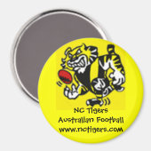 Magnet de tigres NC (Recto/Verso)