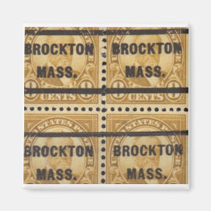 Magnet de timbre Brockton 1