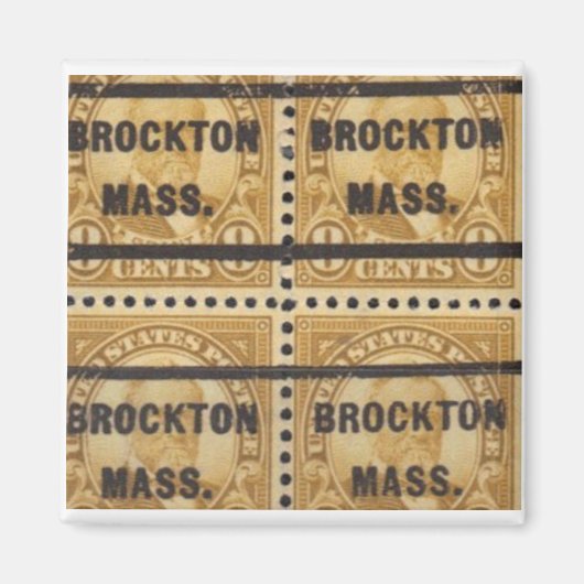 Magnet de timbre Brockton 1 (Devant)