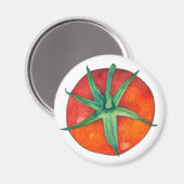 Magnet de tomate rouge (Recto/Verso)