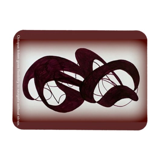 Magnet de totem d'octopus (Horizontal)