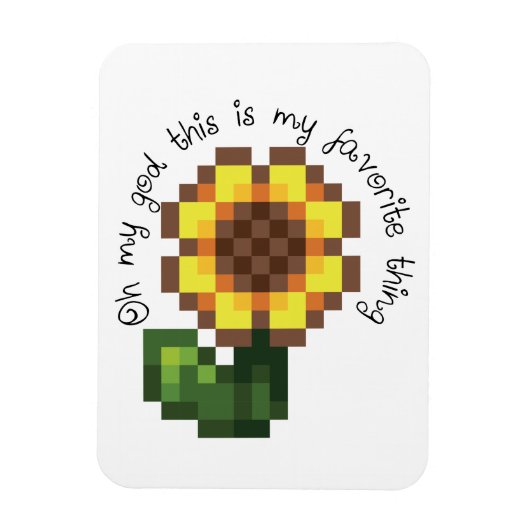 Magnet de tournesol de Haley - Stardew Valley insp (Vertical)