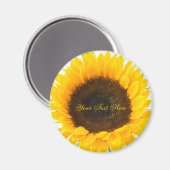 Magnet de tournesol gai (Recto/Verso)