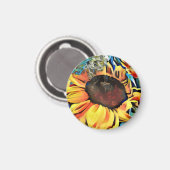 Magnet de tournesol Pastel (Recto/Verso)